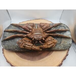 7.4LB Natural Mao Gong shi crab skull hand carved crystal specimen healing